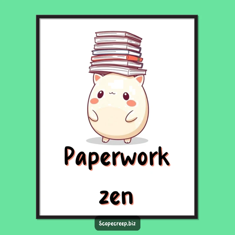 Funny Animal Paper Chaos Digital Print: Hilarious Art for Instant Joyful Decor