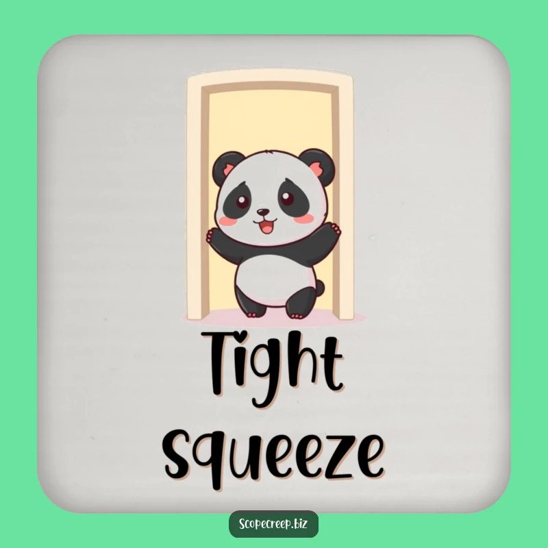 Funny Panda Doorway Coaster: Hilarious Protection for Your Surfaces