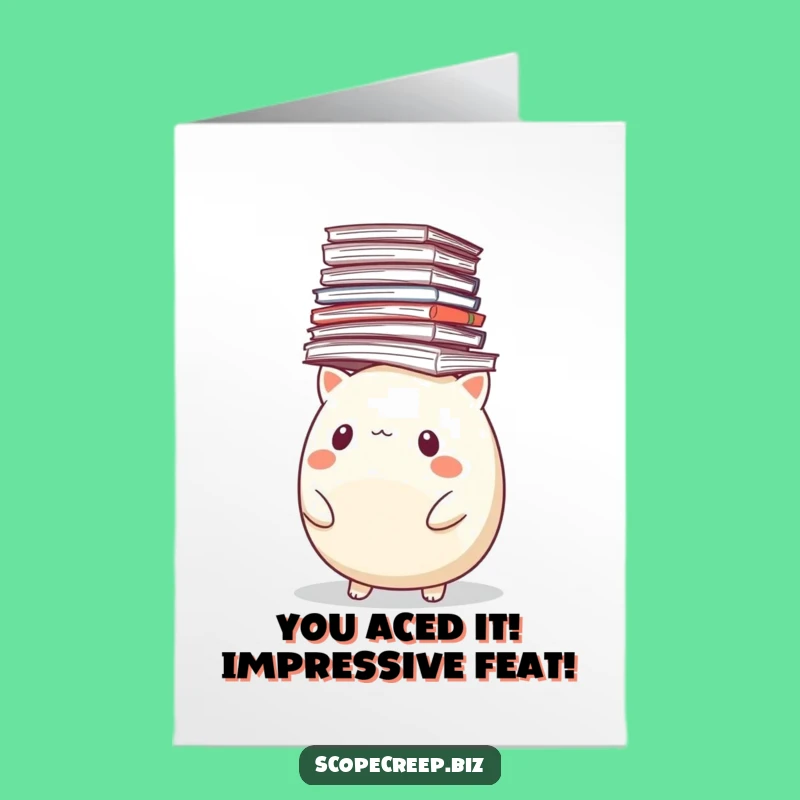 Free Printable 'You Got This' Card: Animal Paper Pile Congrats - Funny Downloadable