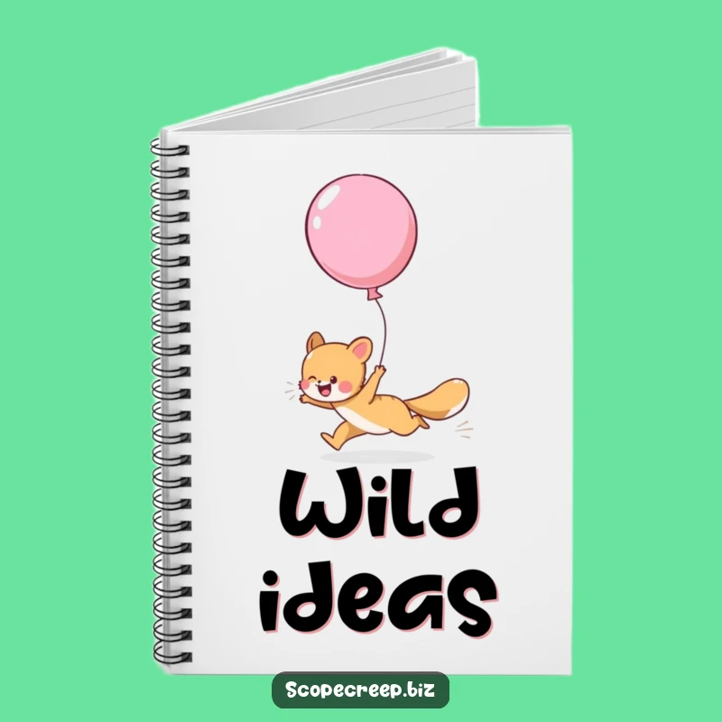 Funny Animal Balloon Chase Notebook: Hilarious Gift for Inspired Ideas