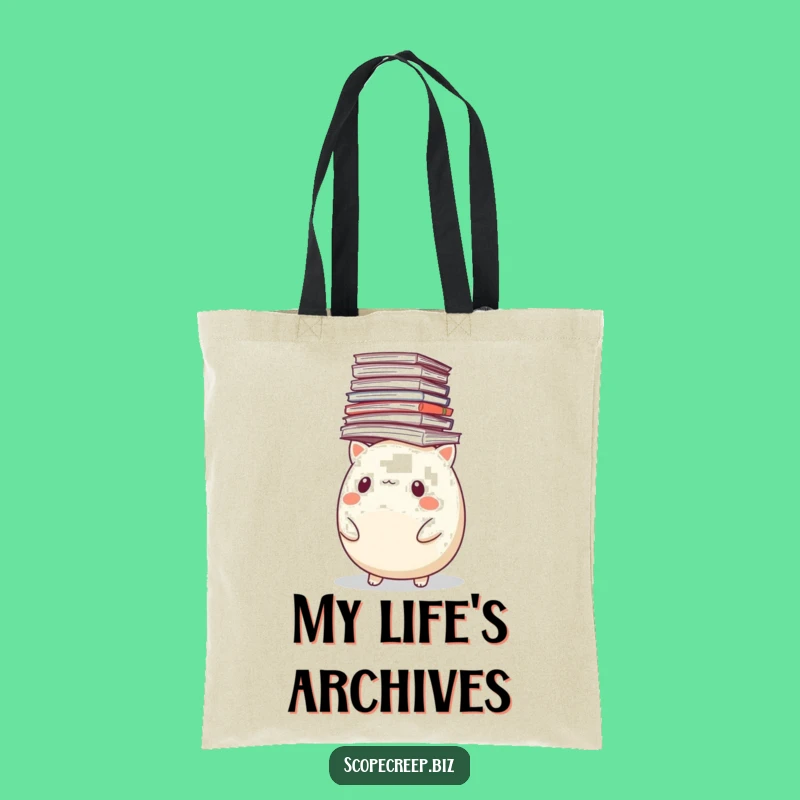 Funny Animal Paper Load Tote Bag: Hilarious & Practical Gift for Your Essentials