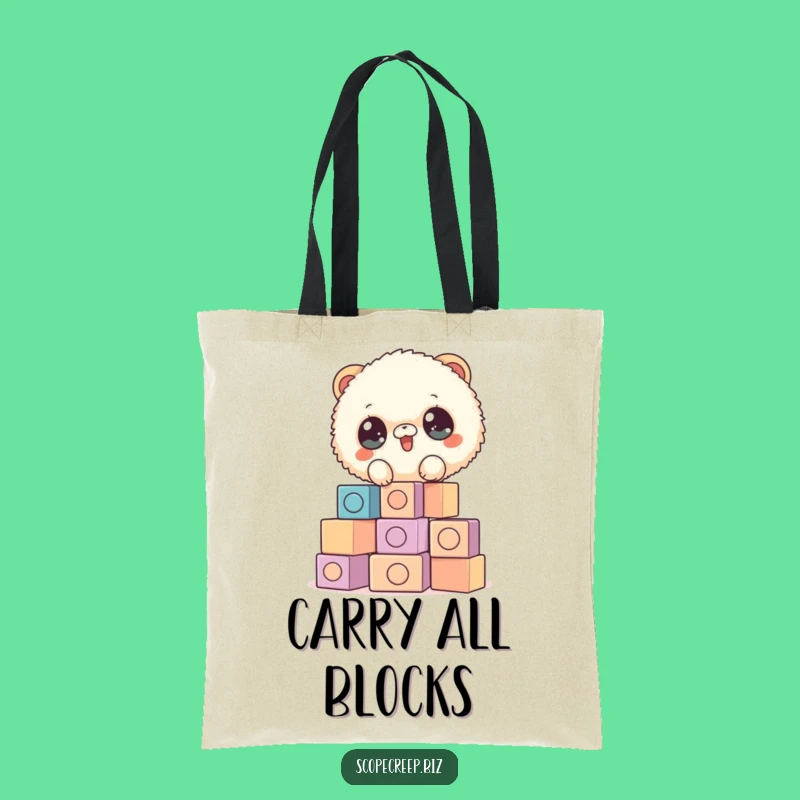 Funny Fluffy Animal Tote Bag: Carry Your Creations with Humor