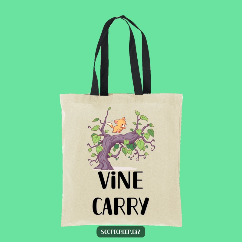 Funny Energetic Animal Tote Bag: Carry Adventure and Humor On-the-Go